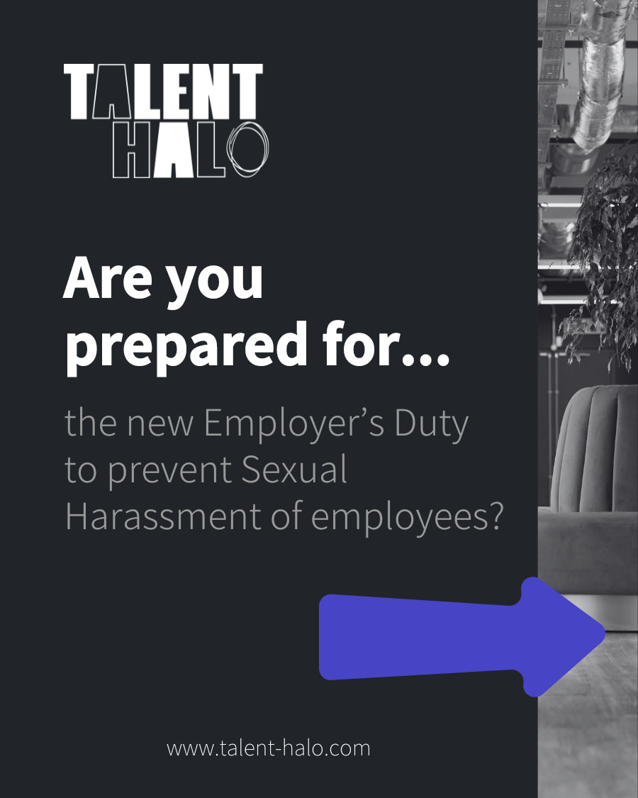 Talent Halo - Employer's duty to prevent sexual harrassment